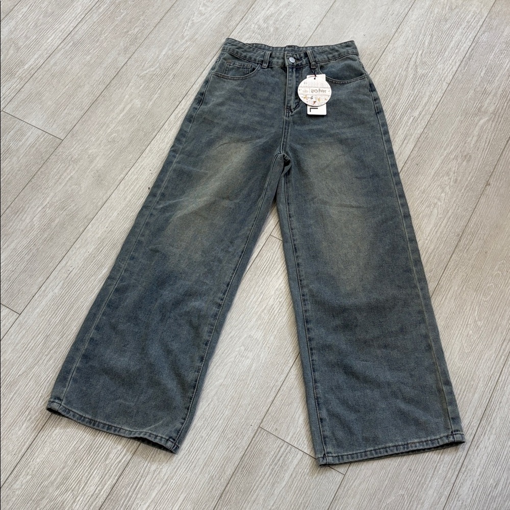NWT Harry Potter Wide Leg Jeans in Grayish Blueish size Medium